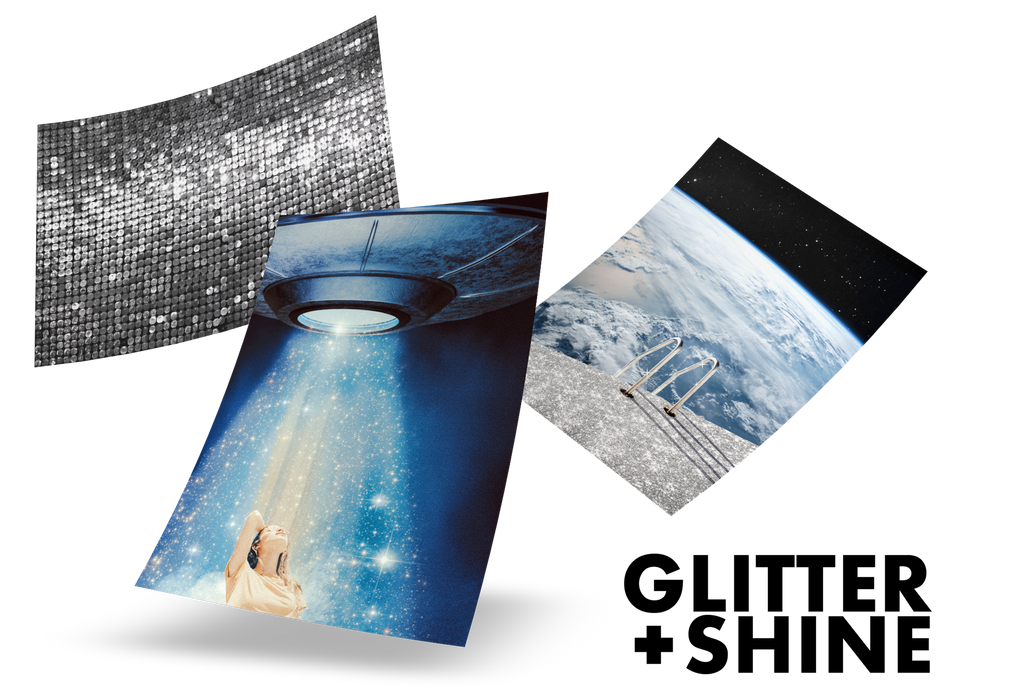 Glitter, sparkles and shiny posters
